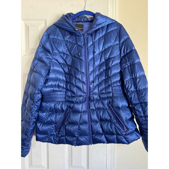 Lane Bryant down and feather jacket/coat.  Size 14/16.  Packable jacket. - Picture 1 of 8